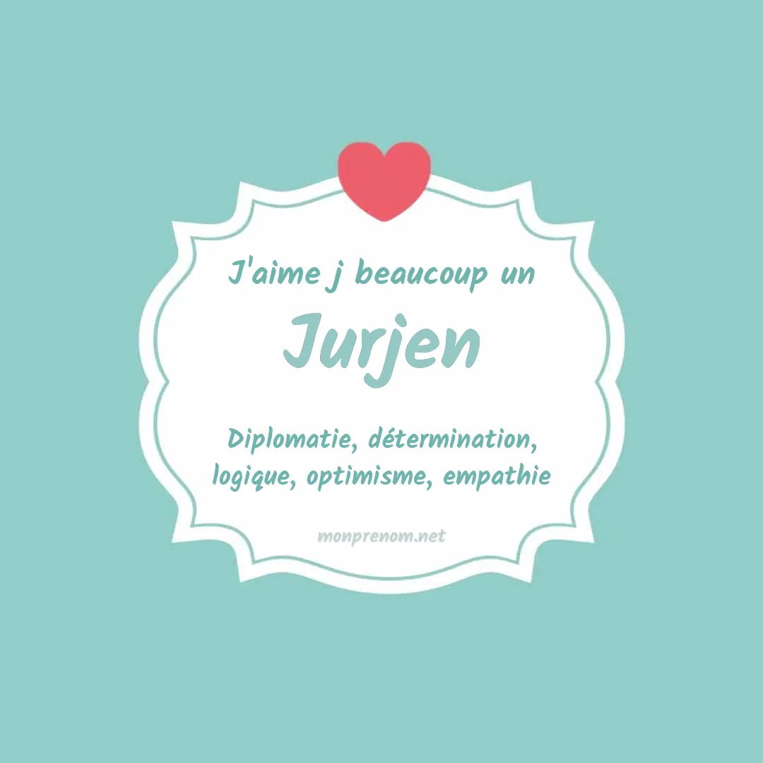 J'aime beaucoup Jurjen