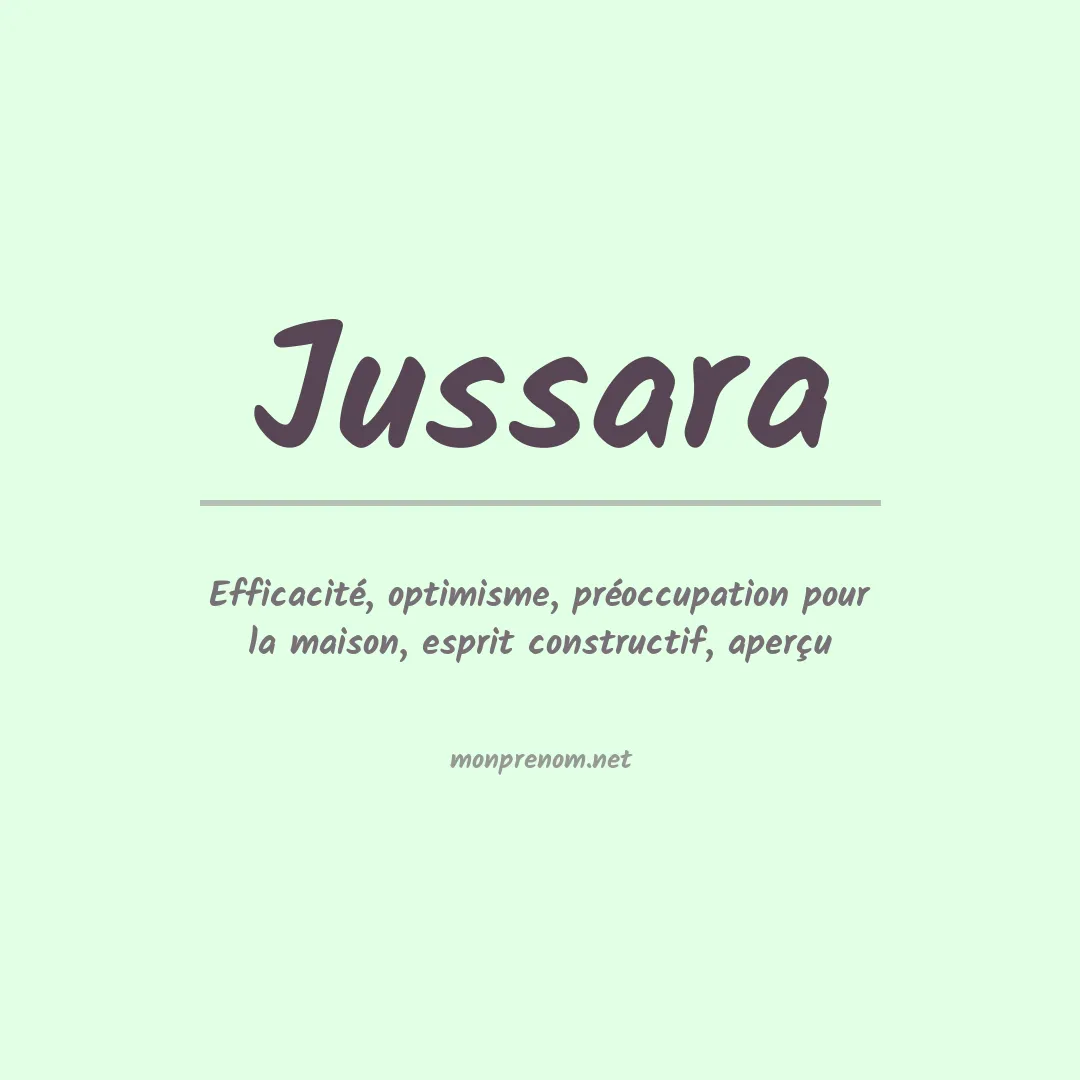 Prénom Jussara