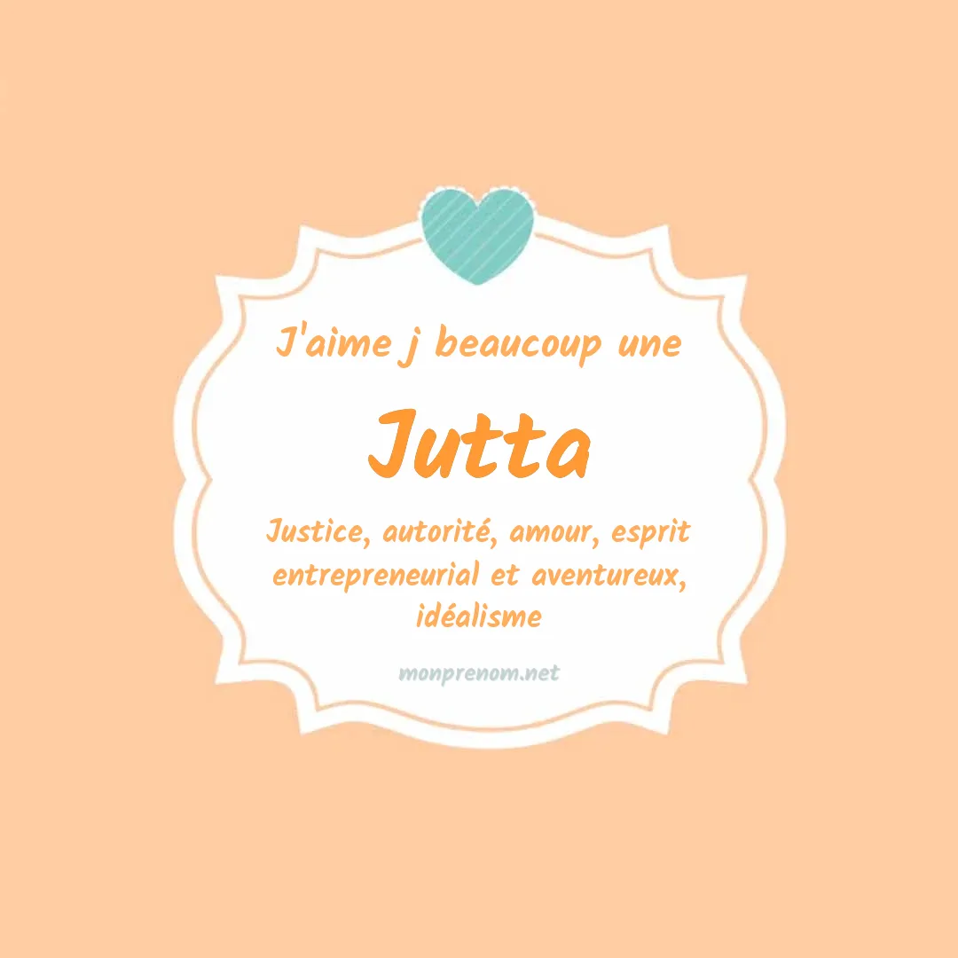 J'aime beaucoup Jutta