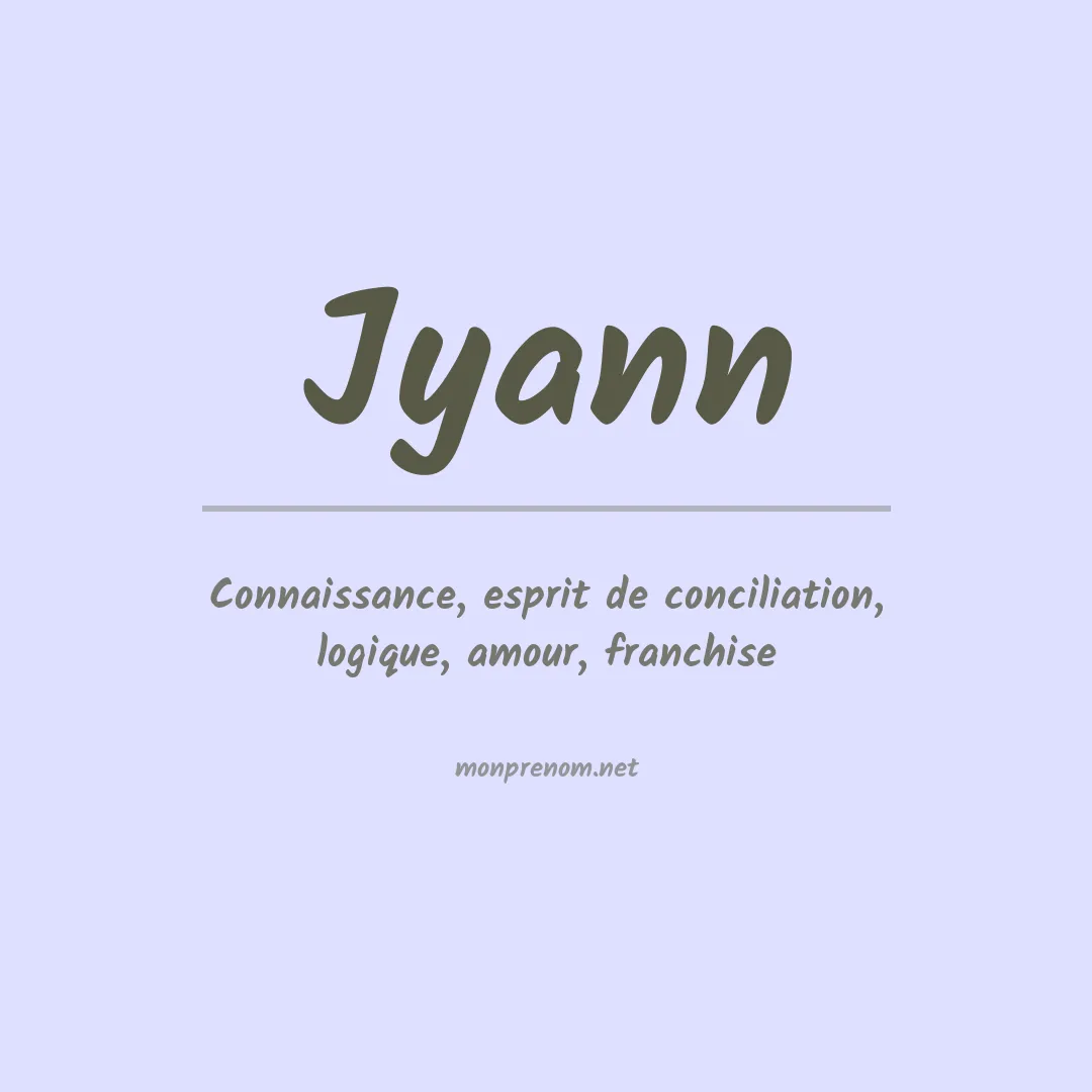 Prénom Jyann