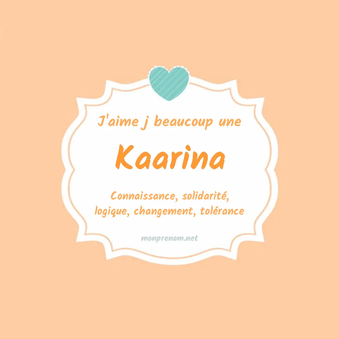 J'aime beaucoup Kaarina