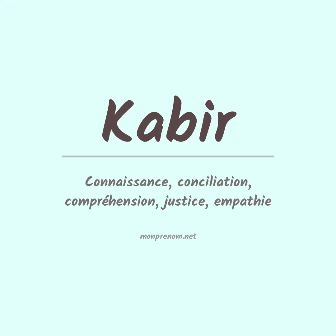 Prénom Kabir