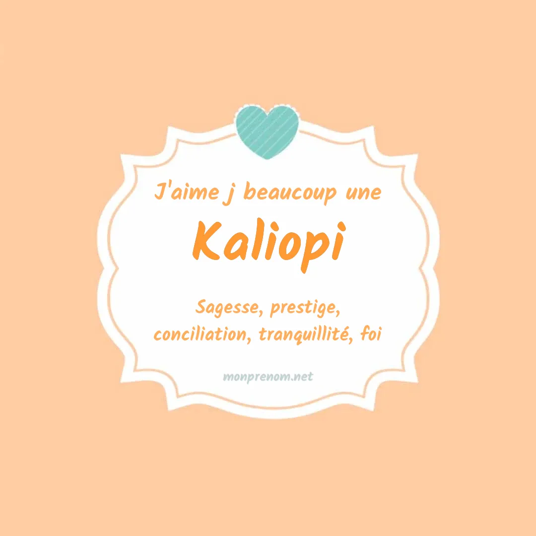 J'aime beaucoup Kaliopi