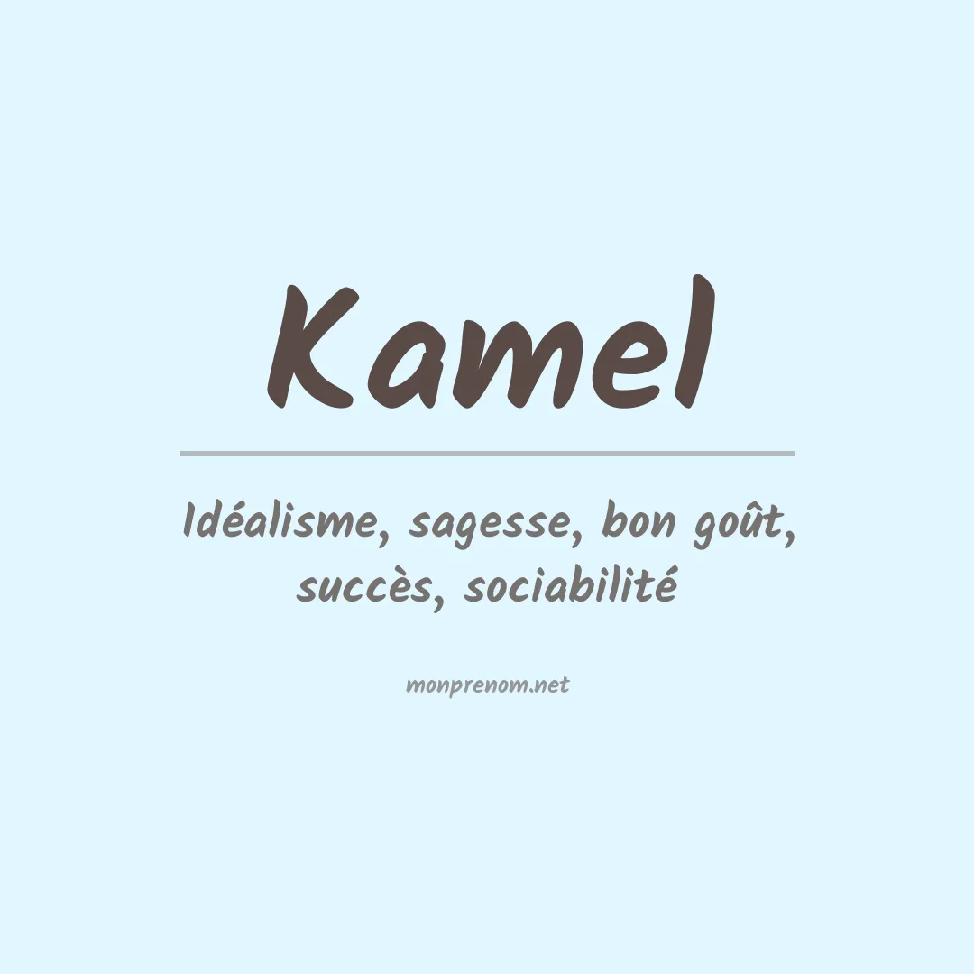 Prénom Kamel
