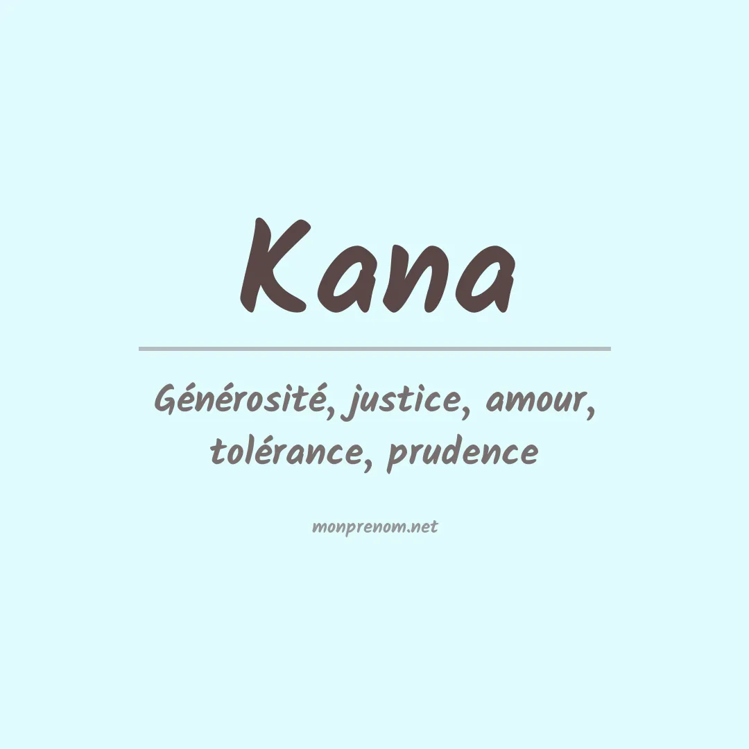 Prénom Kana