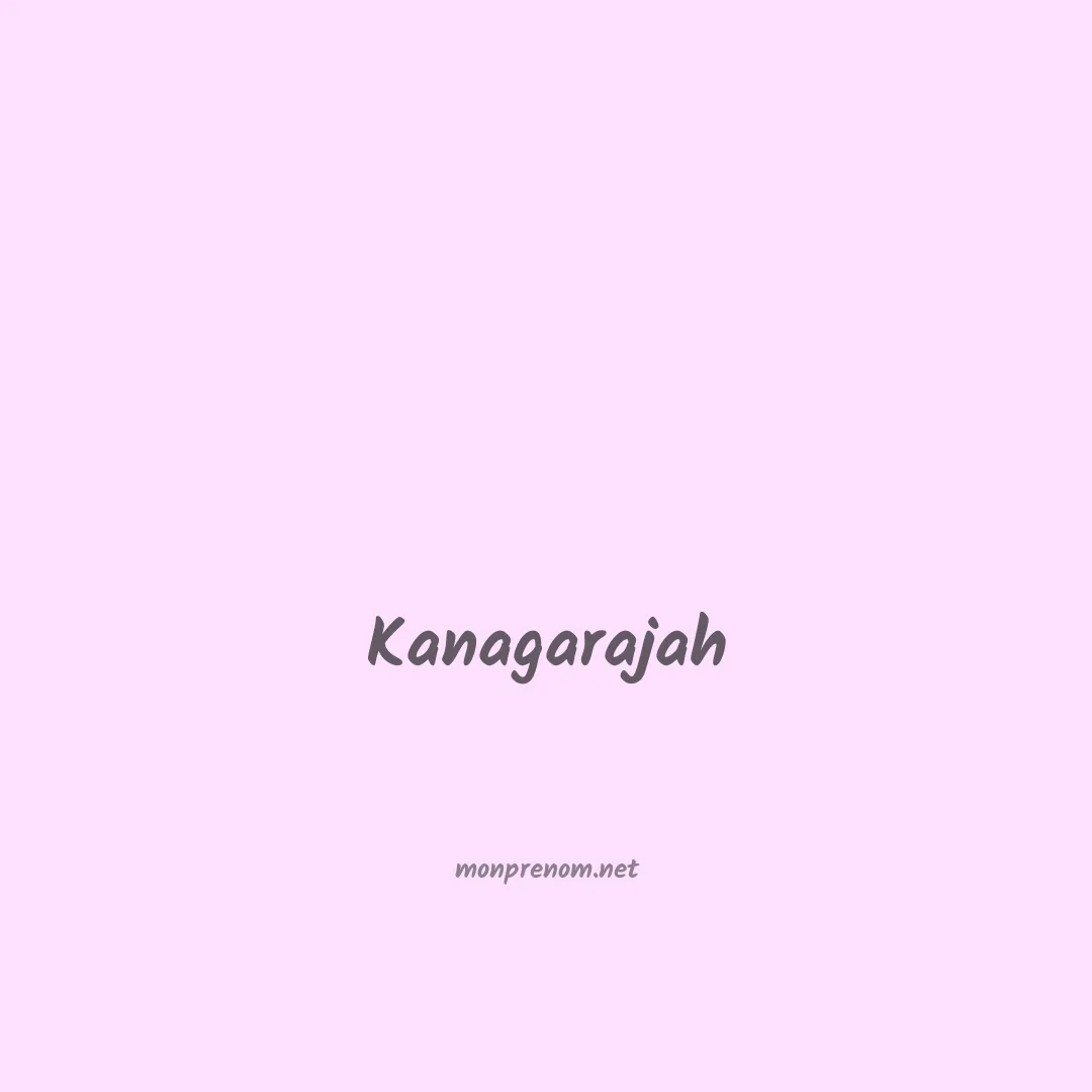 Kanagarajah en chinois
