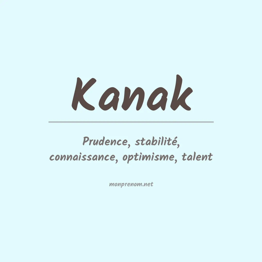 Prénom Kanak