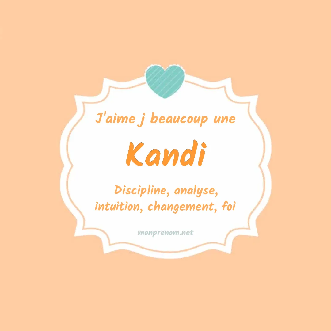 J'aime beaucoup Kandi