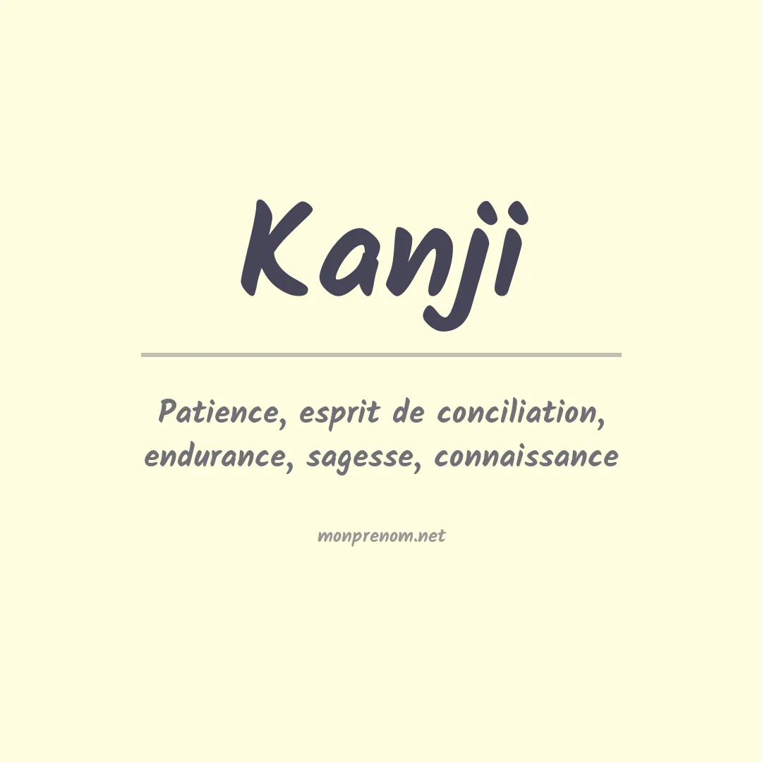Prénom Kanji