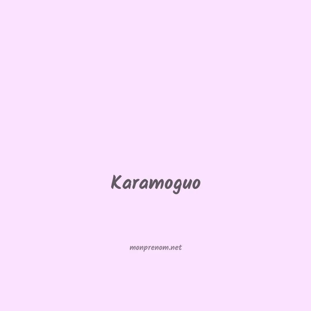 Karamoguo en chinois