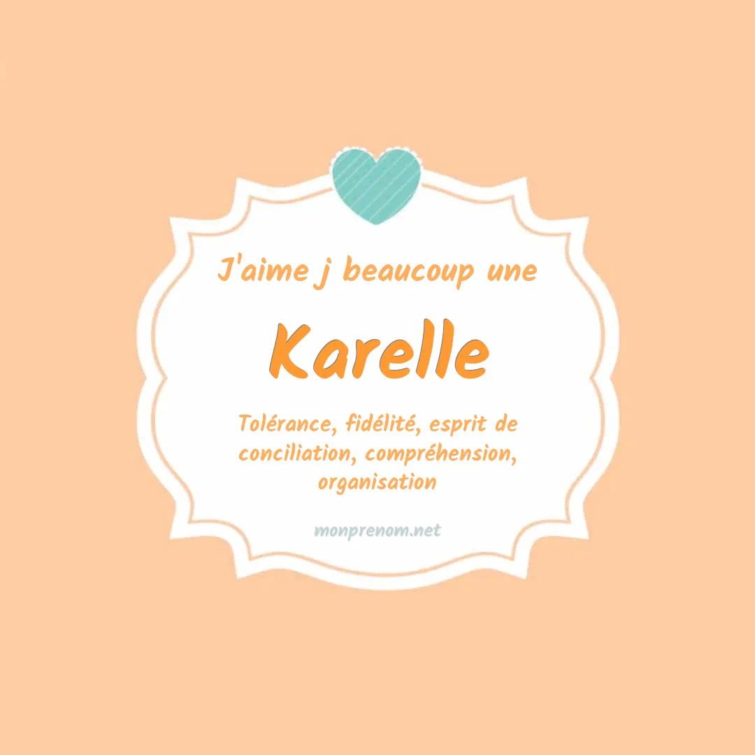 J'aime beaucoup Karelle
