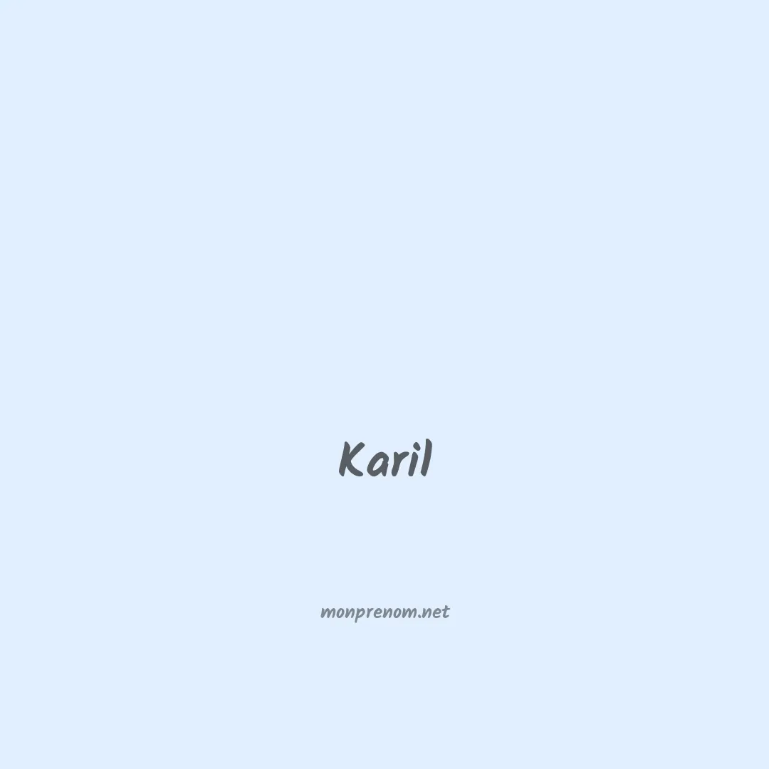 Karil en chinois