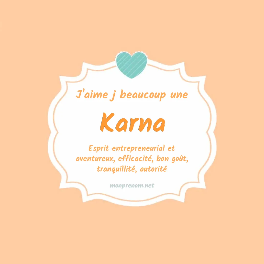 J'aime beaucoup Karna