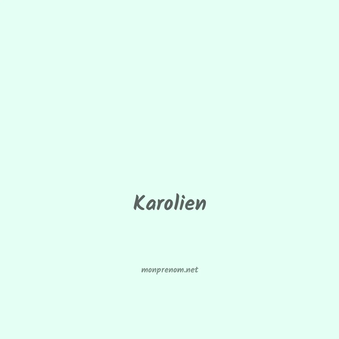 Karolien en chinois