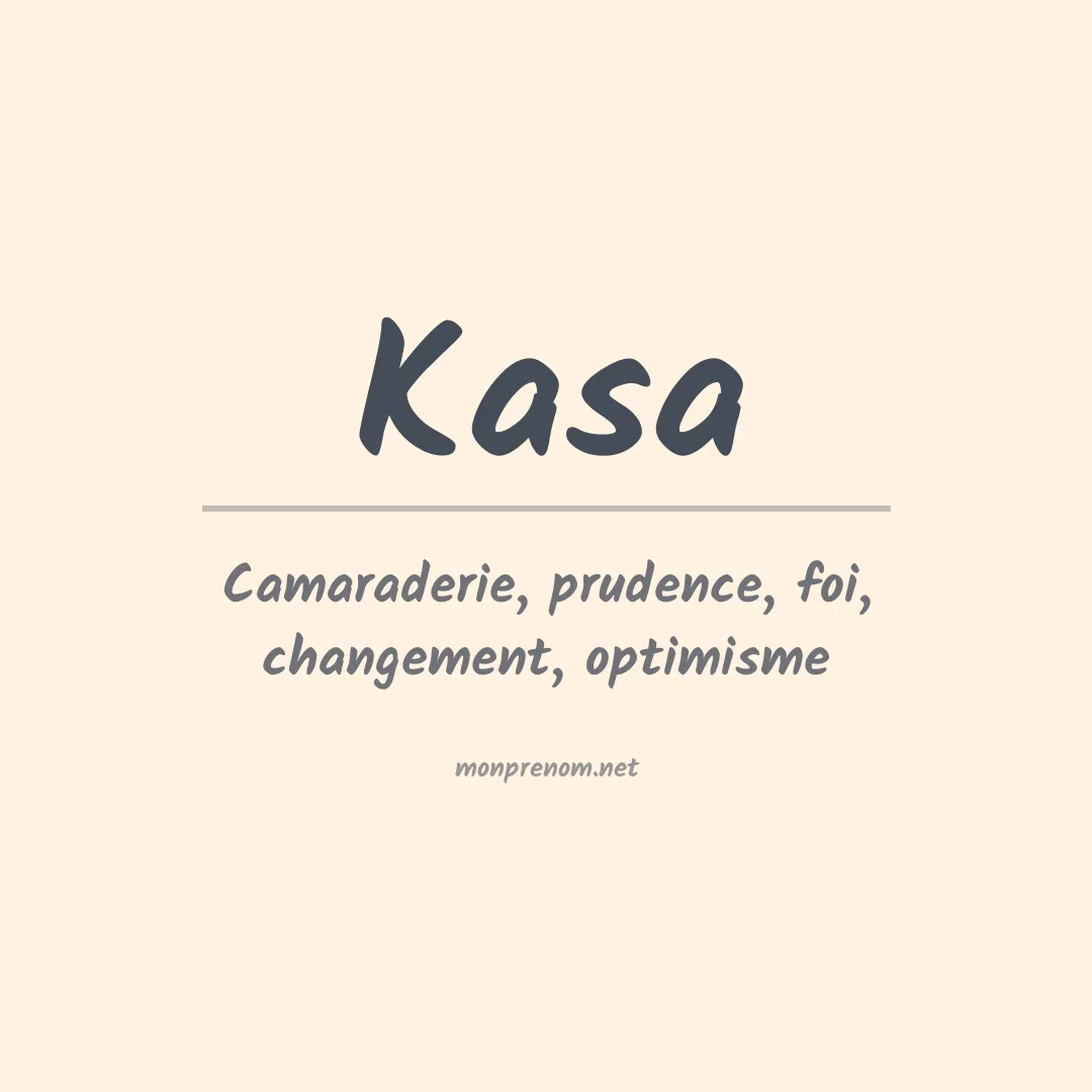 Prénom Kasa