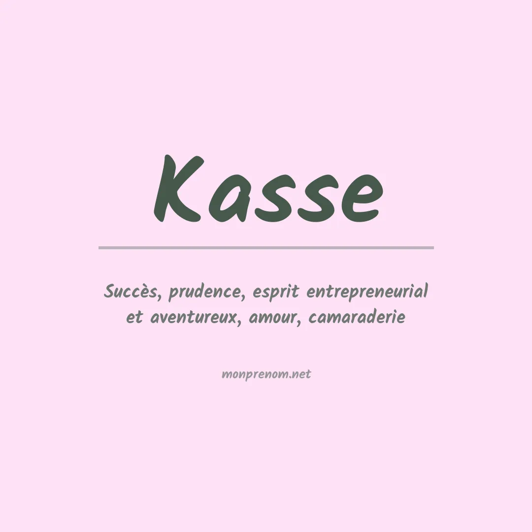 Prénom Kasse