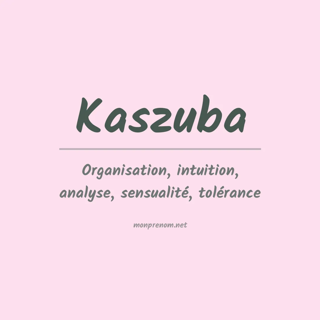 Prénom Kaszuba