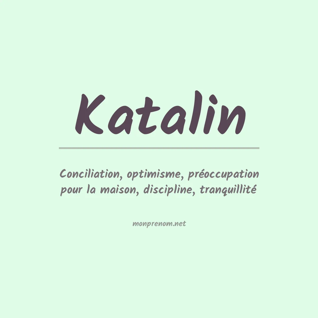 Prénom Katalin