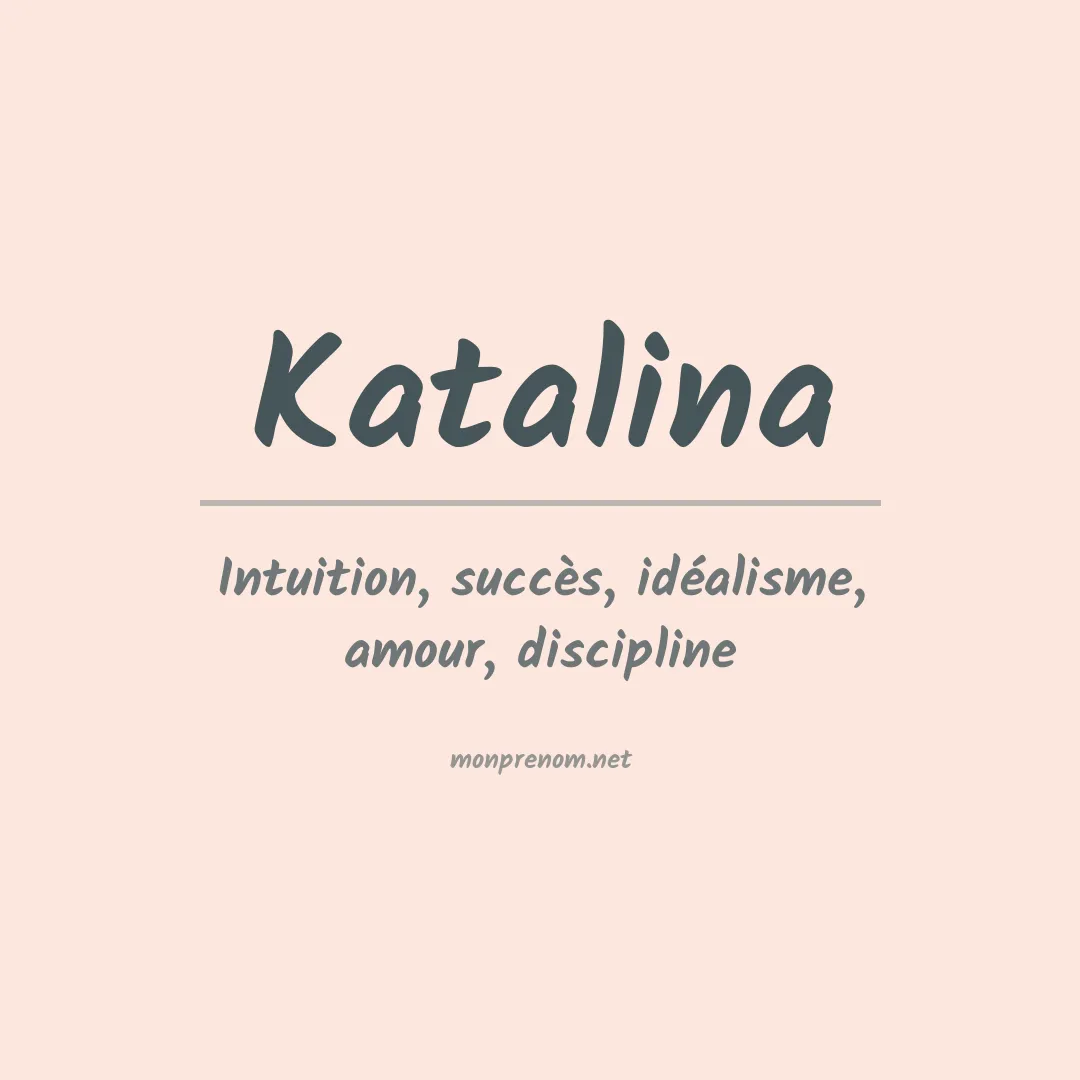 Prénom Katalina