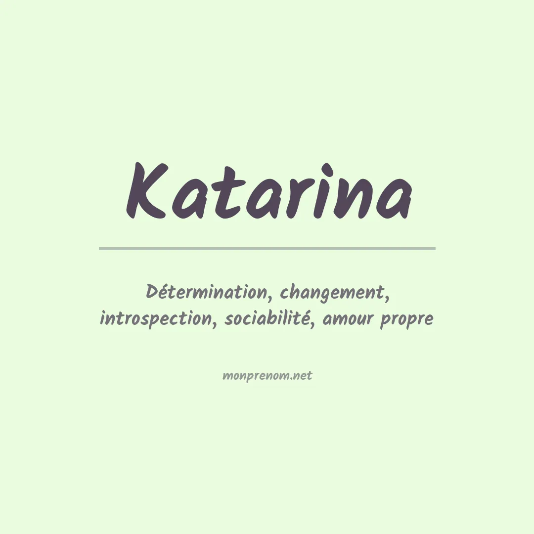 Prénom Katarina
