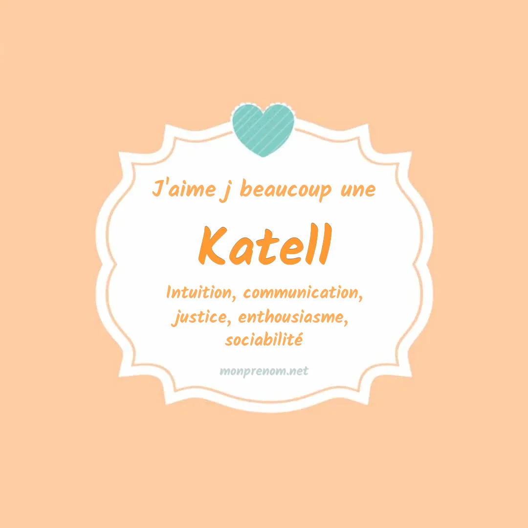 J'aime beaucoup Katell