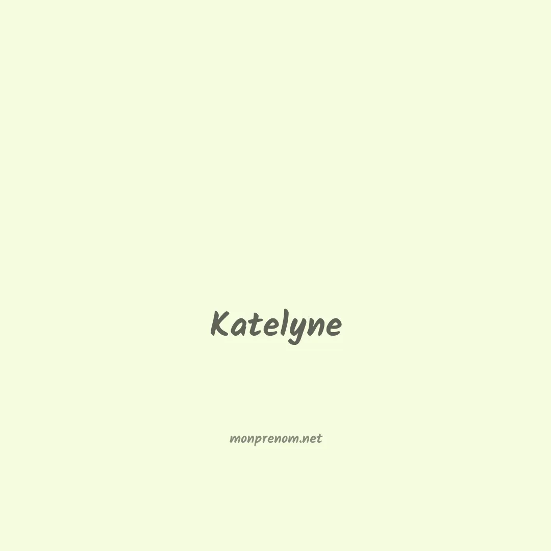 Katelyne en chinois
