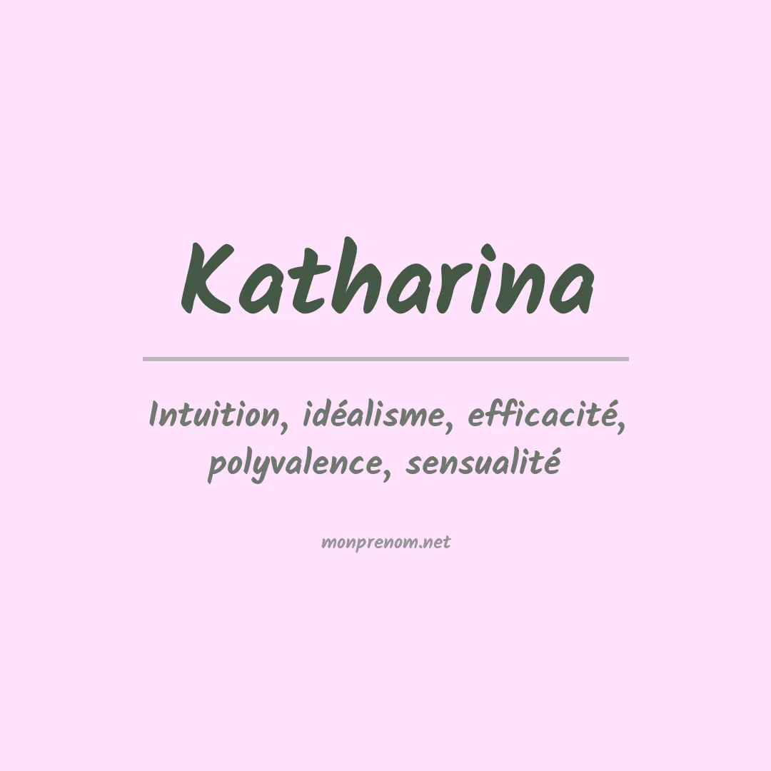 Prénom Katharina