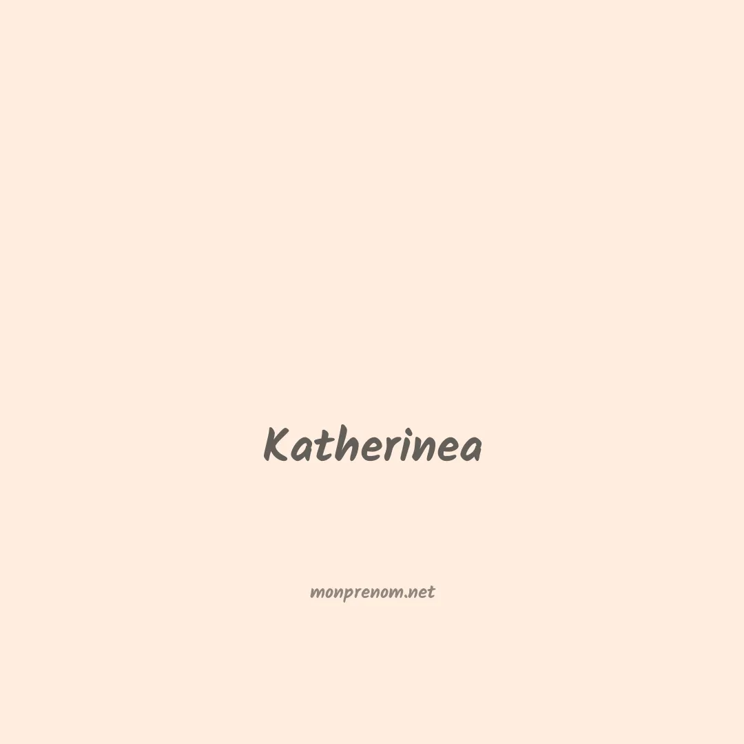 Katherinea en chinois