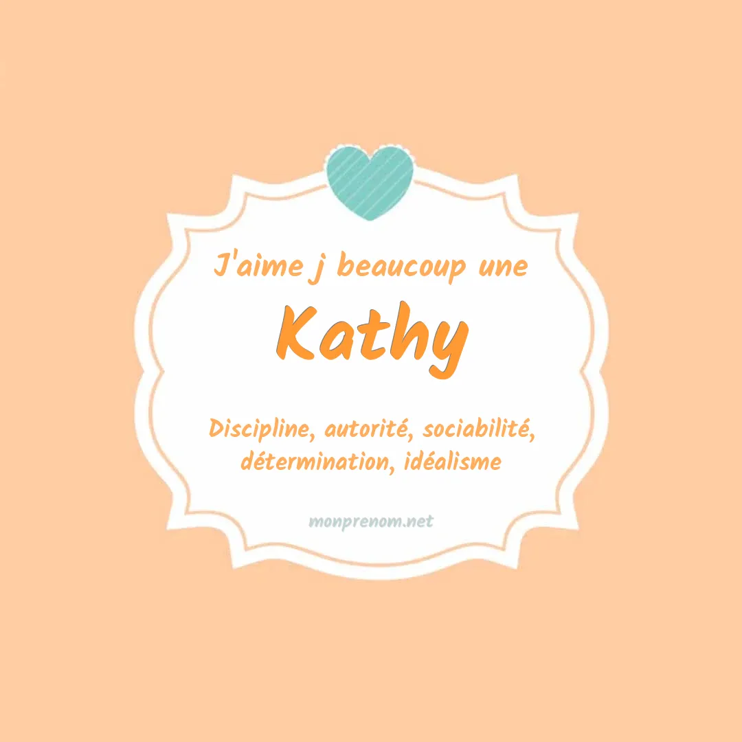 J'aime beaucoup Kathy