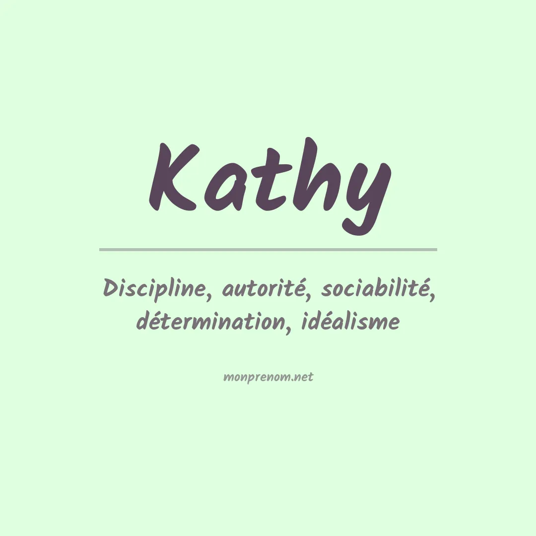 Prénom Kathy