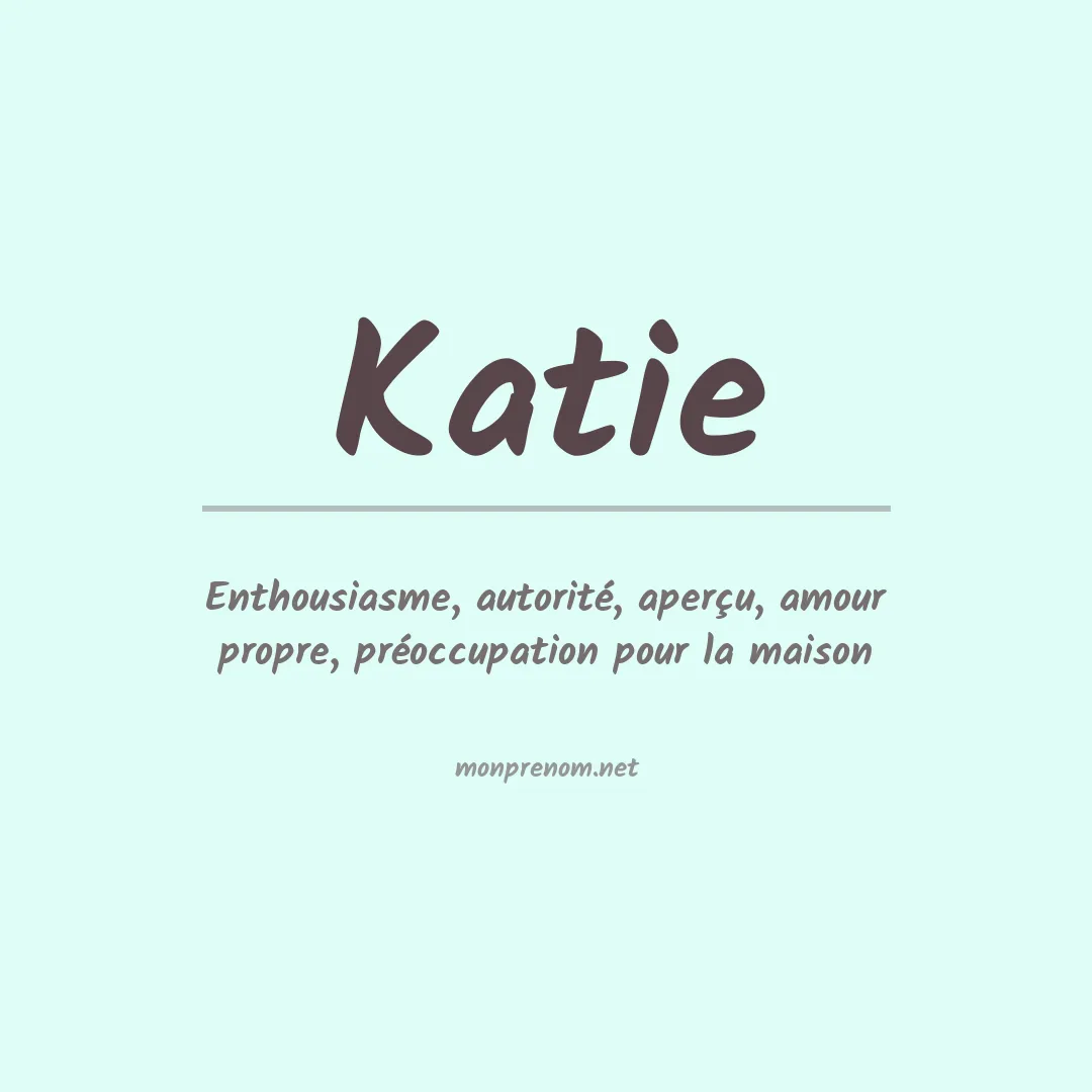 Prénom Katie