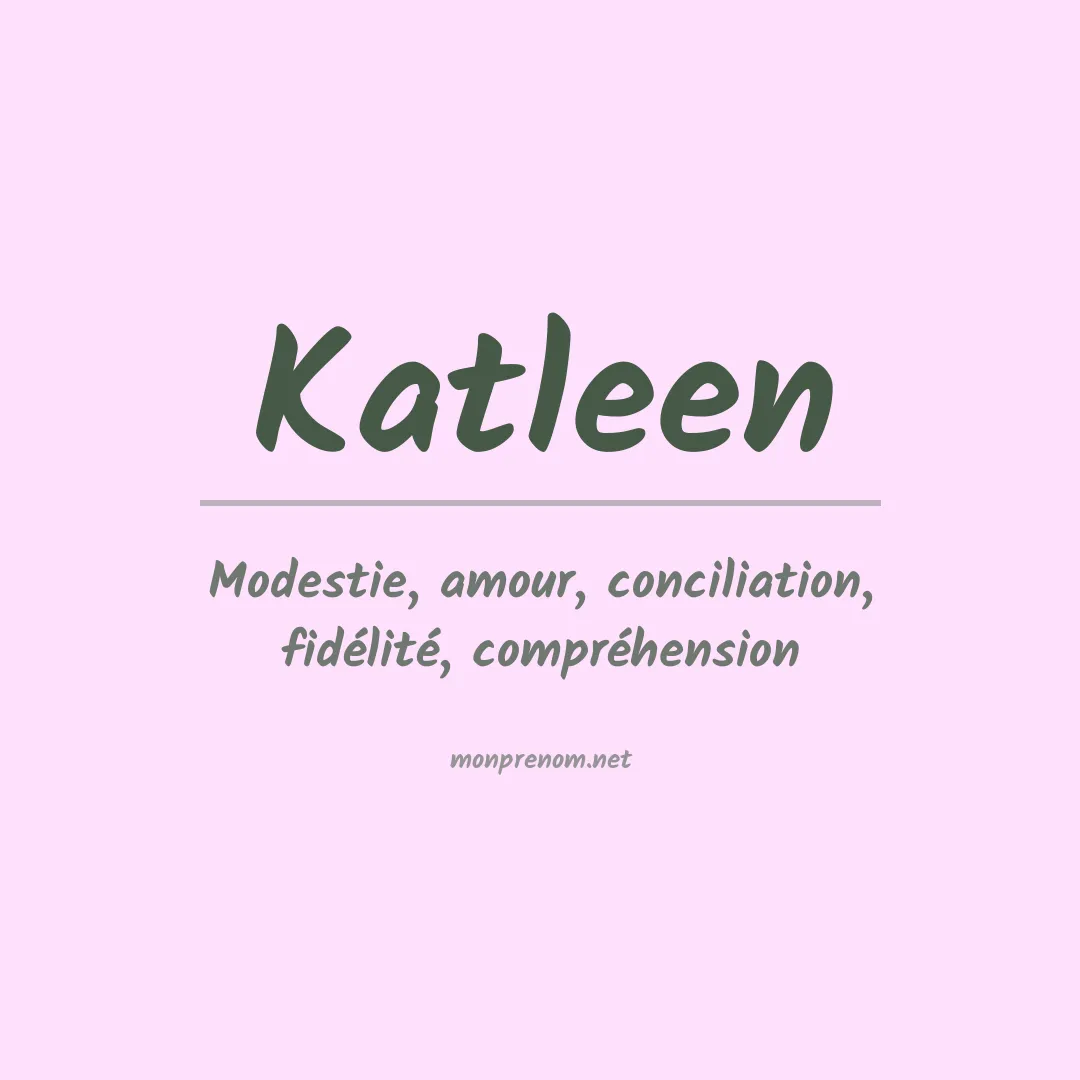 Prénom Katleen