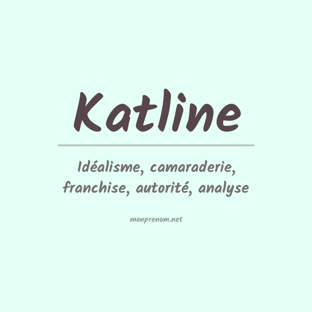 Prénom Katline
