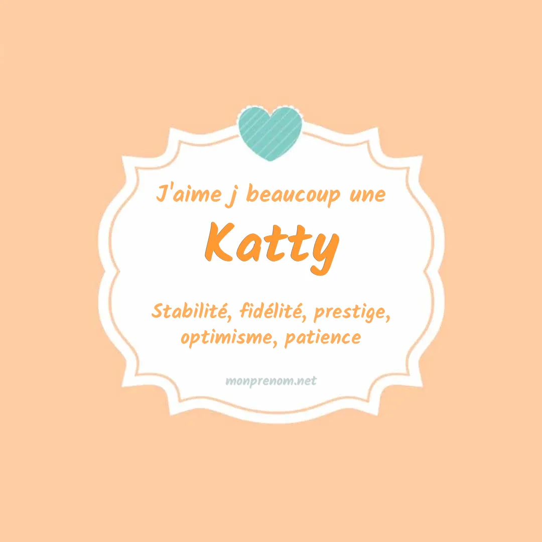 J'aime beaucoup Katty