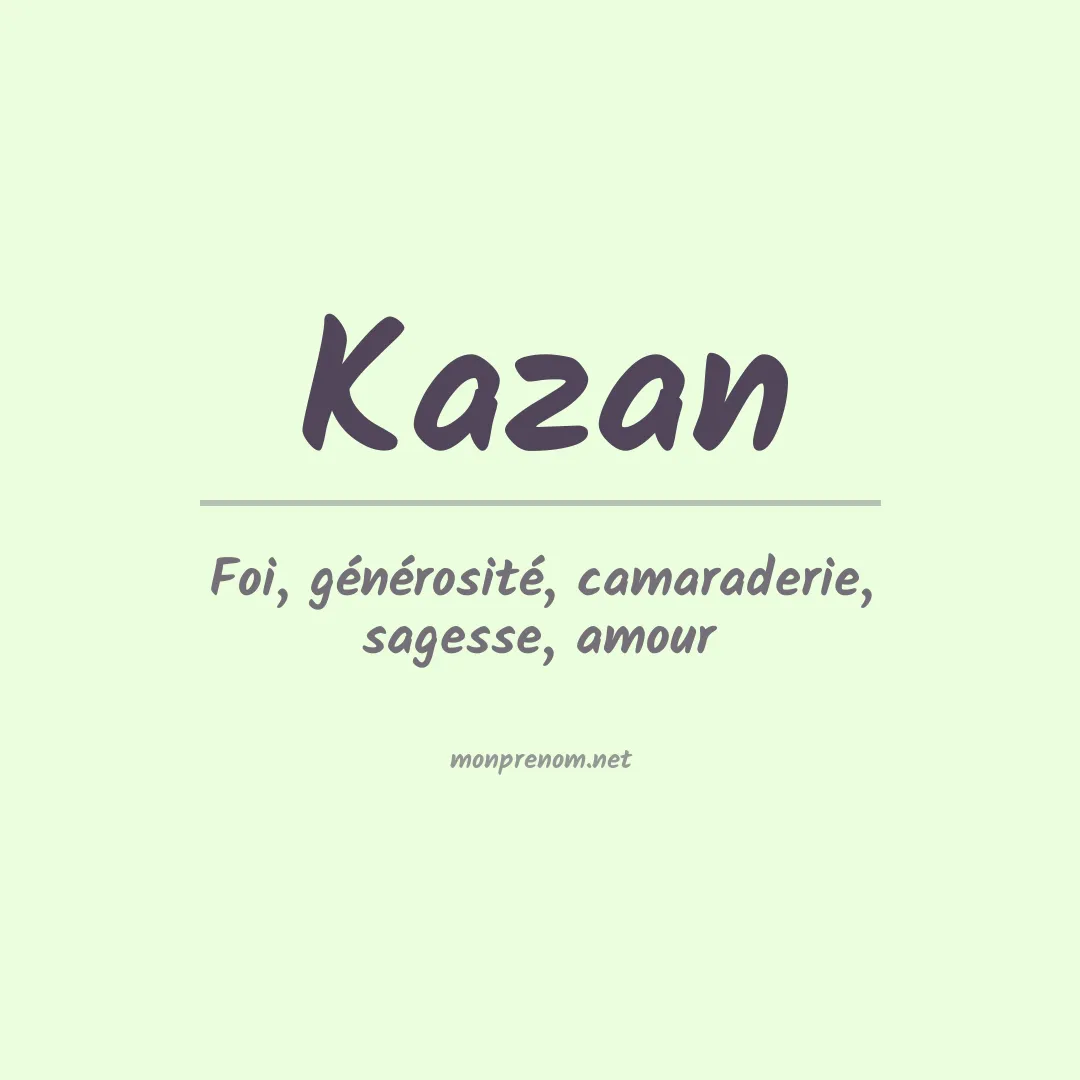 Prénom Kazan