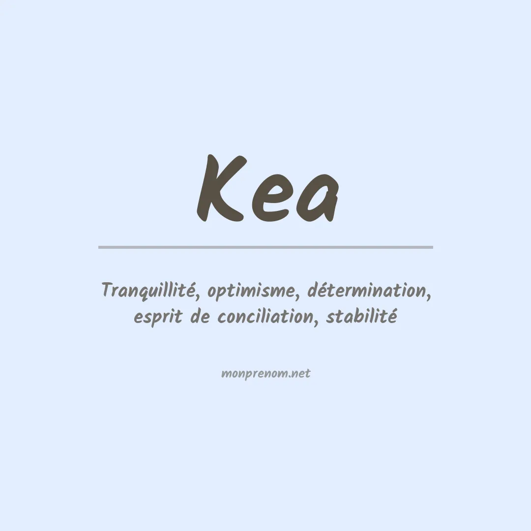 Prénom Kea