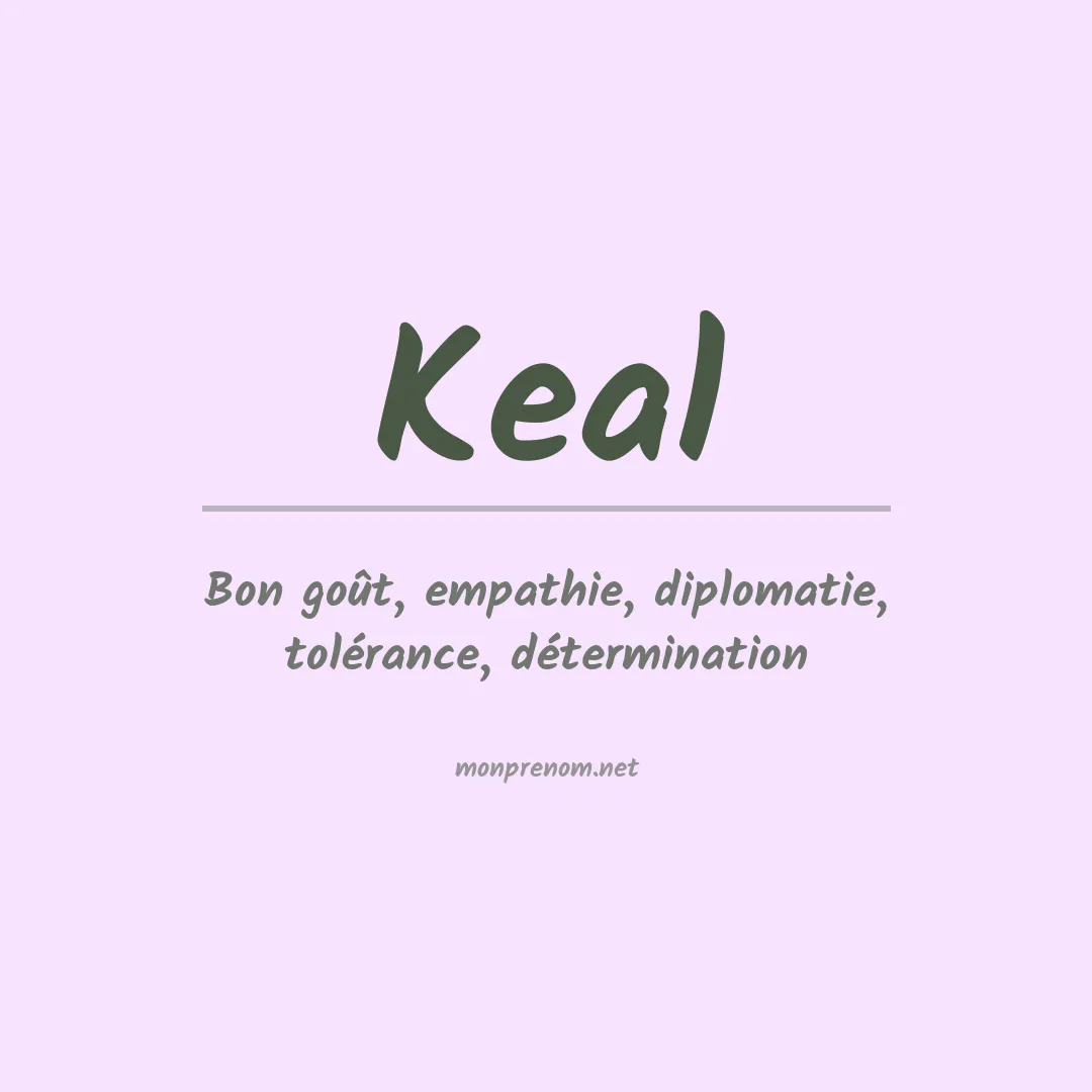 Prénom Keal