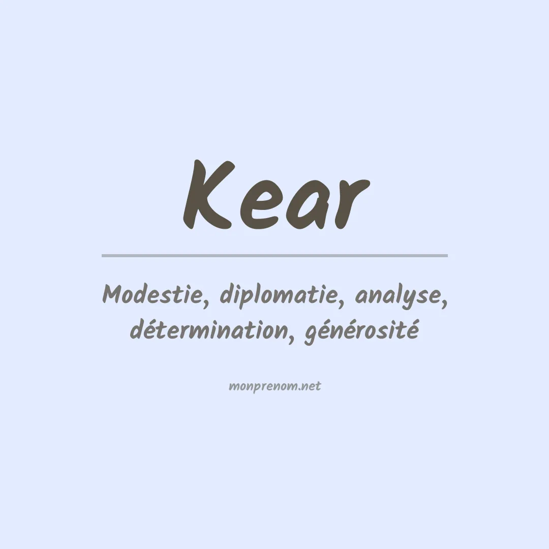 Prénom Kear