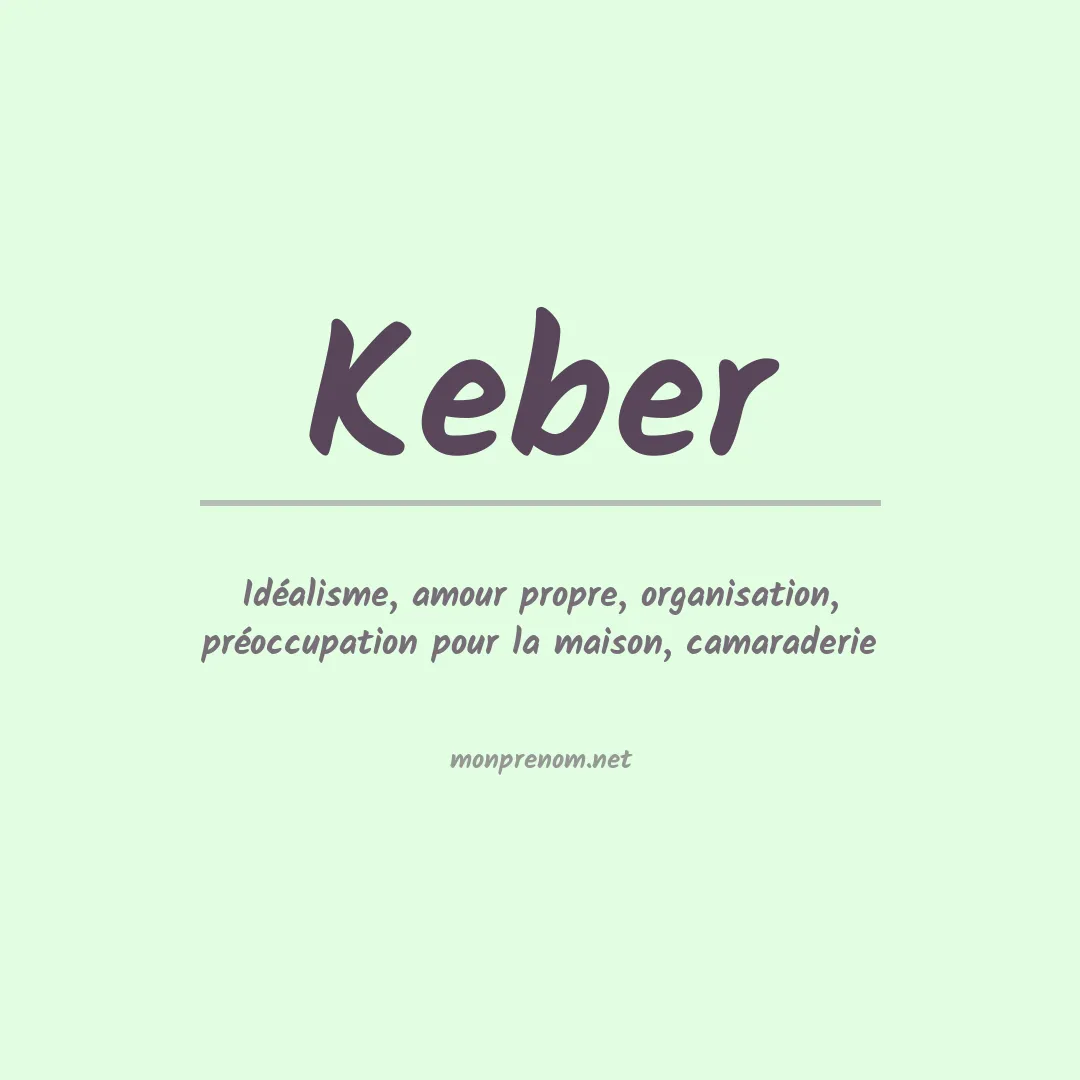 Prénom Keber