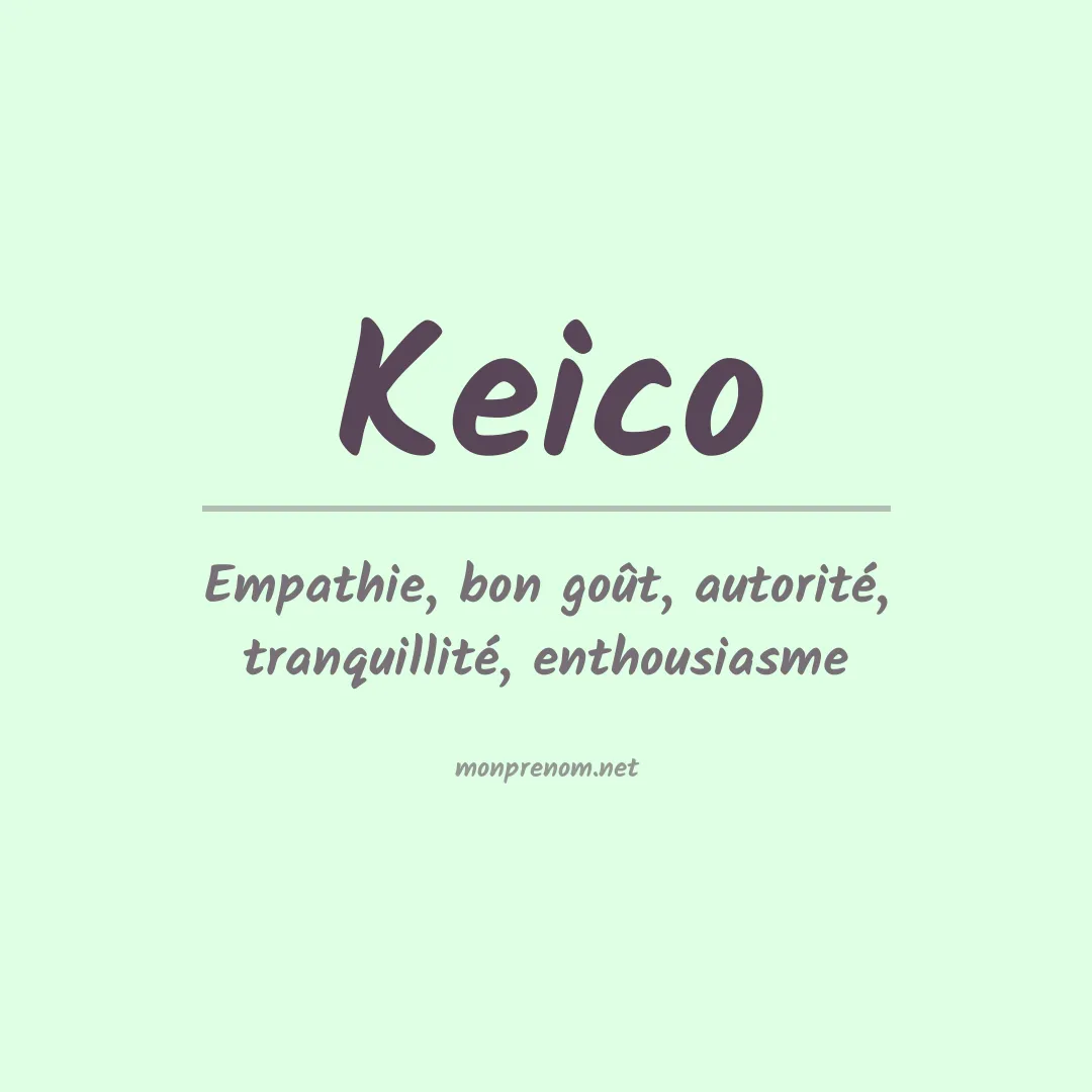 Prénom Keico