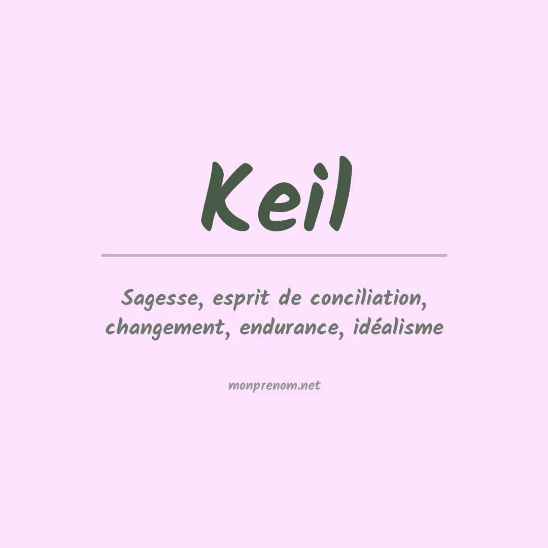 Prénom Keil