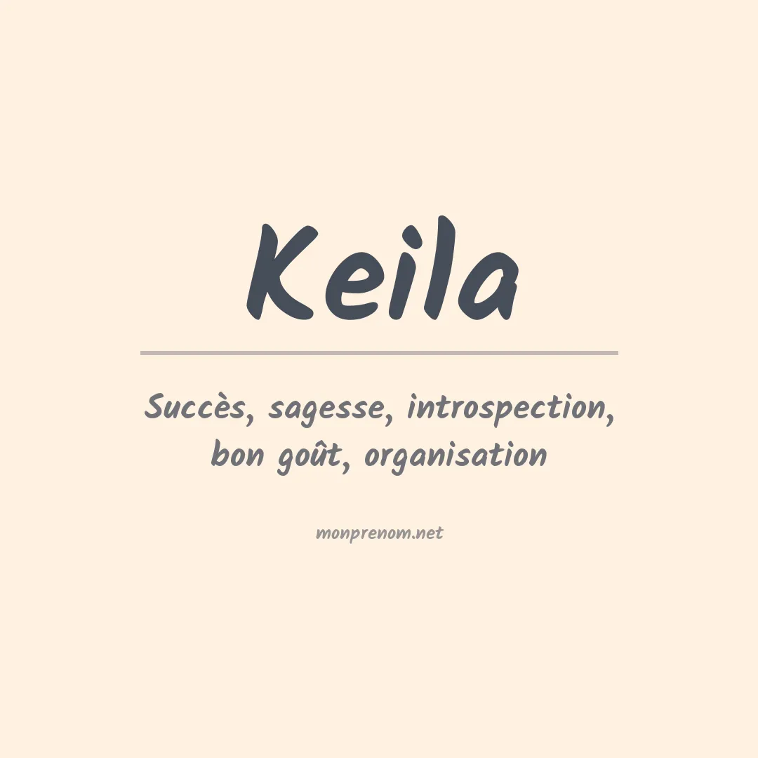 Prénom Keila