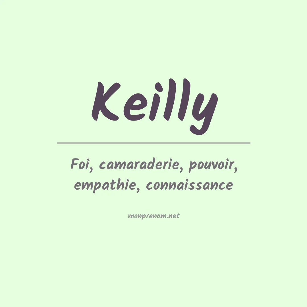 Prénom Keilly