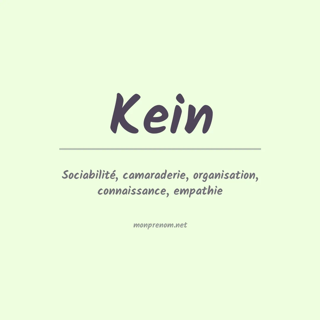 Prénom Kein