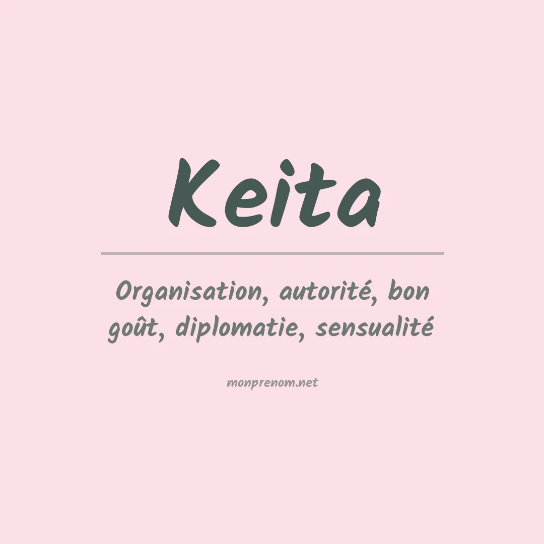 Prénom Keita