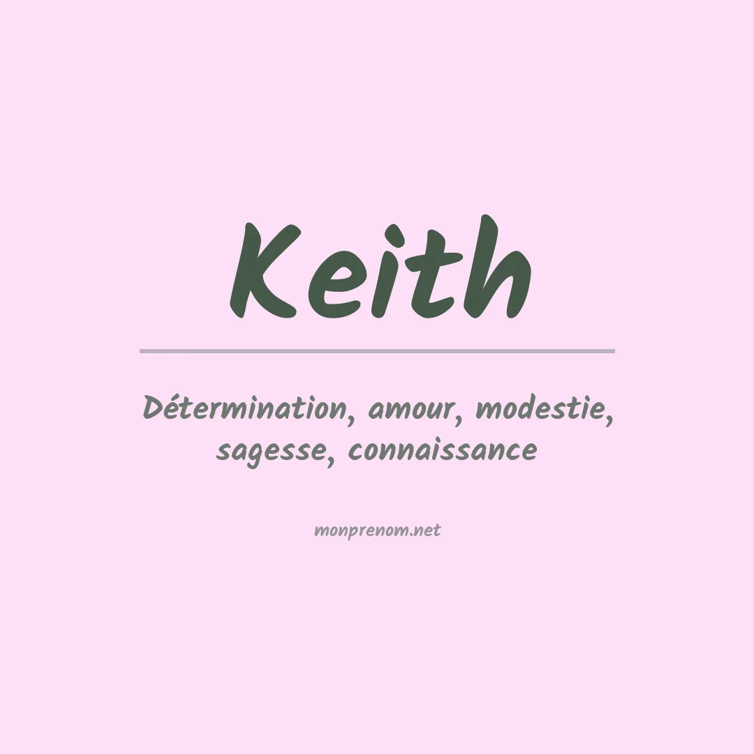 Prénom Keith