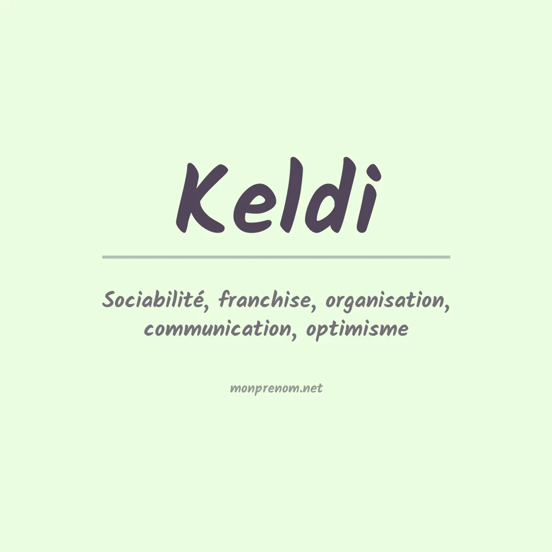 Prénom Keldi