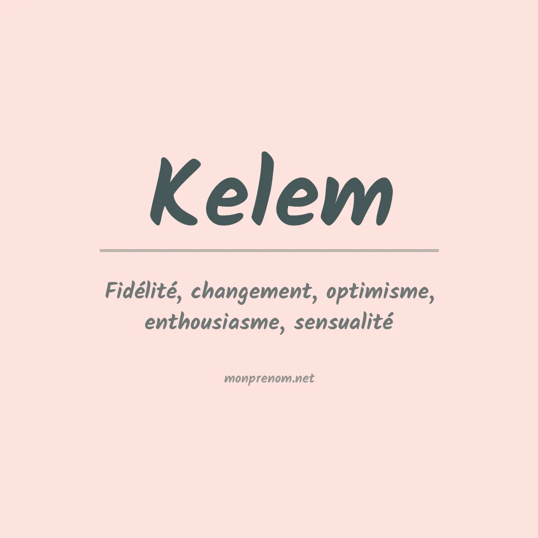 Prénom Kelem