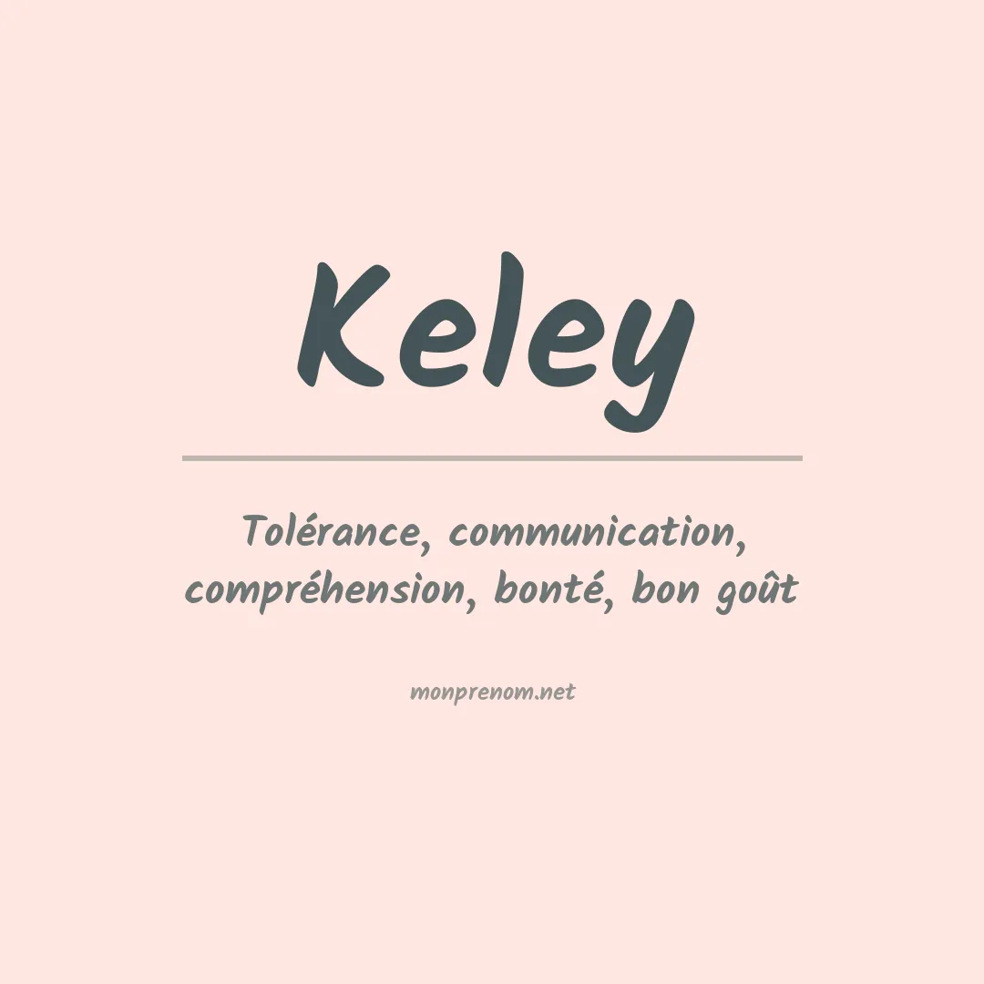 Prénom Keley