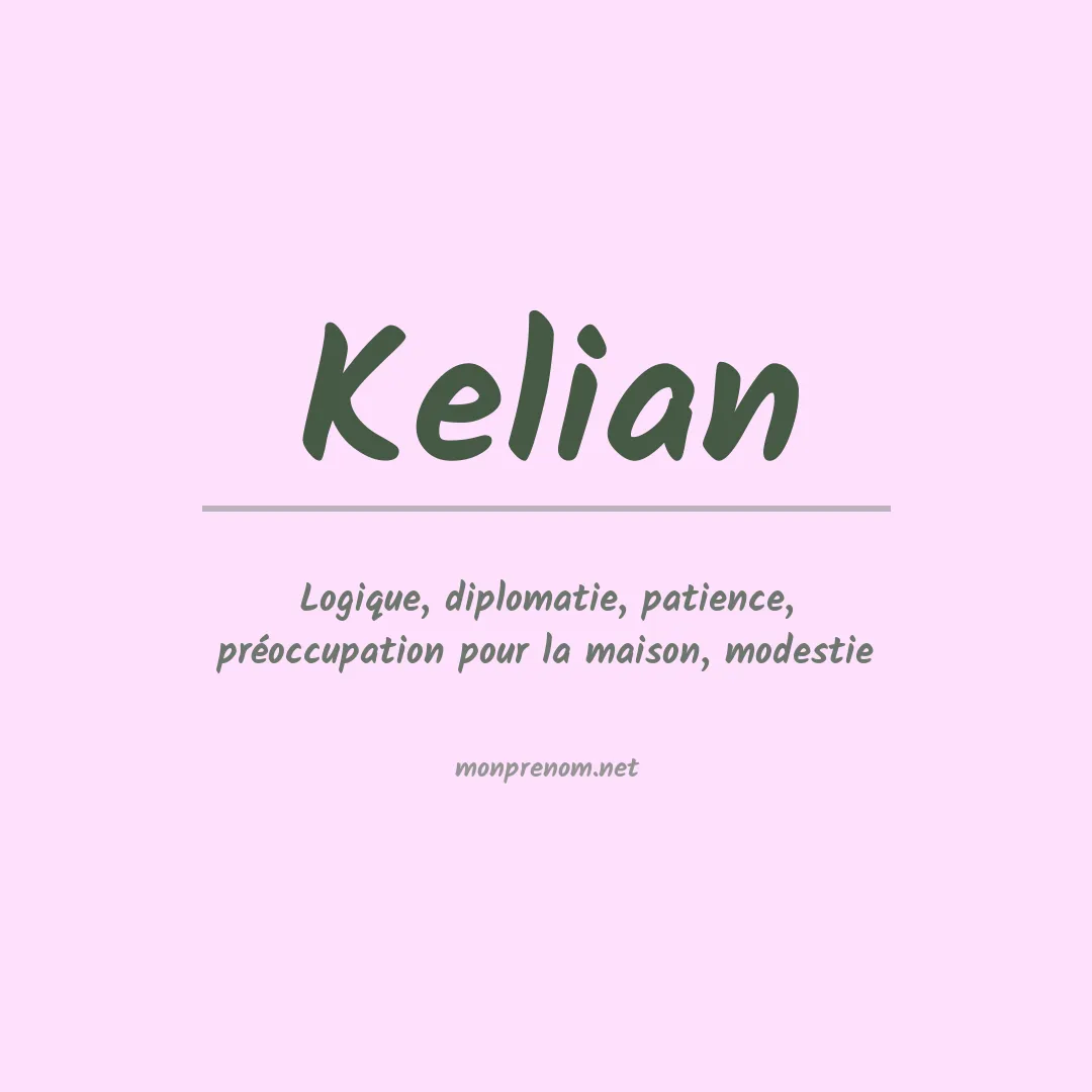 Prénom Kelian